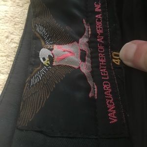 Vanguard Motorcycle chaps(men’s size) Black, size 40 ,